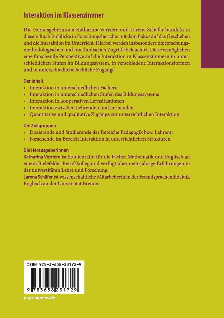 Weitere Ansicht: Interaktion im Klassenzimmer