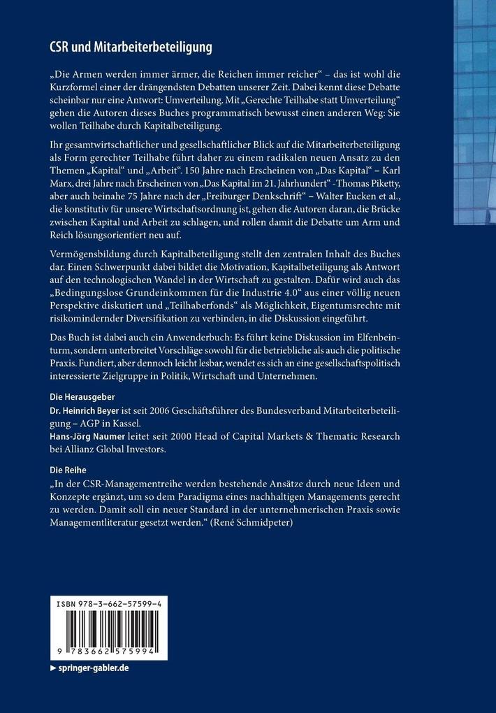 Weitere Ansicht: CSR und Mitarbeiterbeteiligung