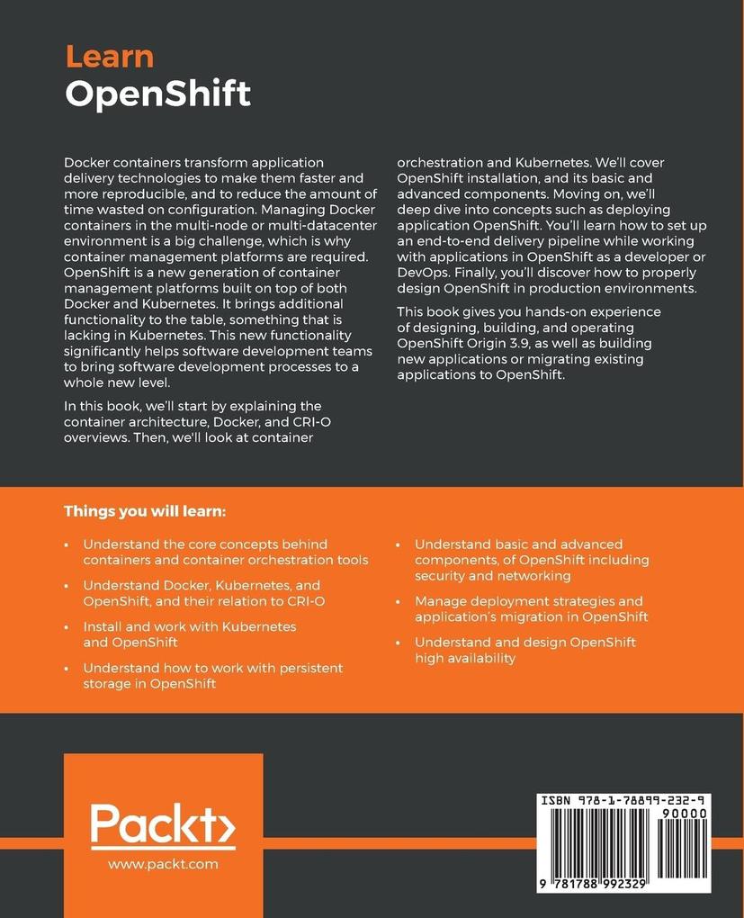 Weitere Ansicht: Learn OpenShift | Aleksey Usov, Denis Zuev, Artemii Kropachev