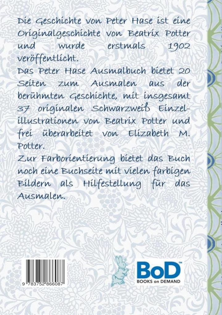 Weitere Ansicht: Peter Hase Ausmalbuch | Beatrix Potter, Elizabeth M. Potter