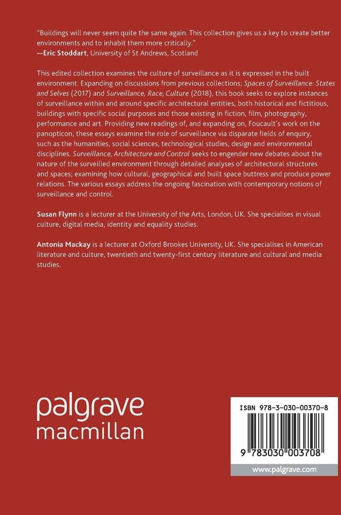 Weitere Ansicht: Surveillance, Architecture and Control