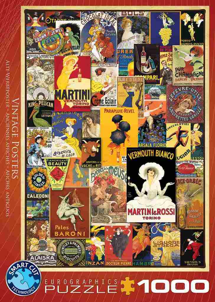 Weitere Ansicht: Alte Werbeposter (Puzzle)