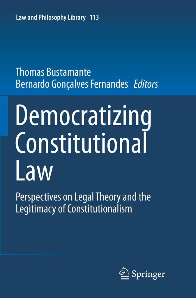 Produktbild: Democratizing Constitutional Law