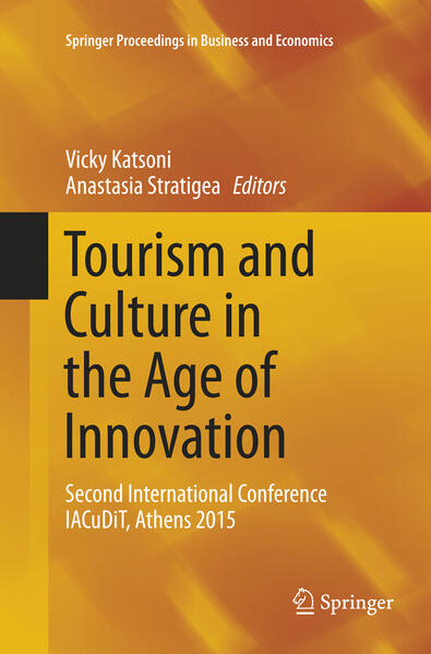 Produktbild: Tourism and Culture in the Age of Innovation