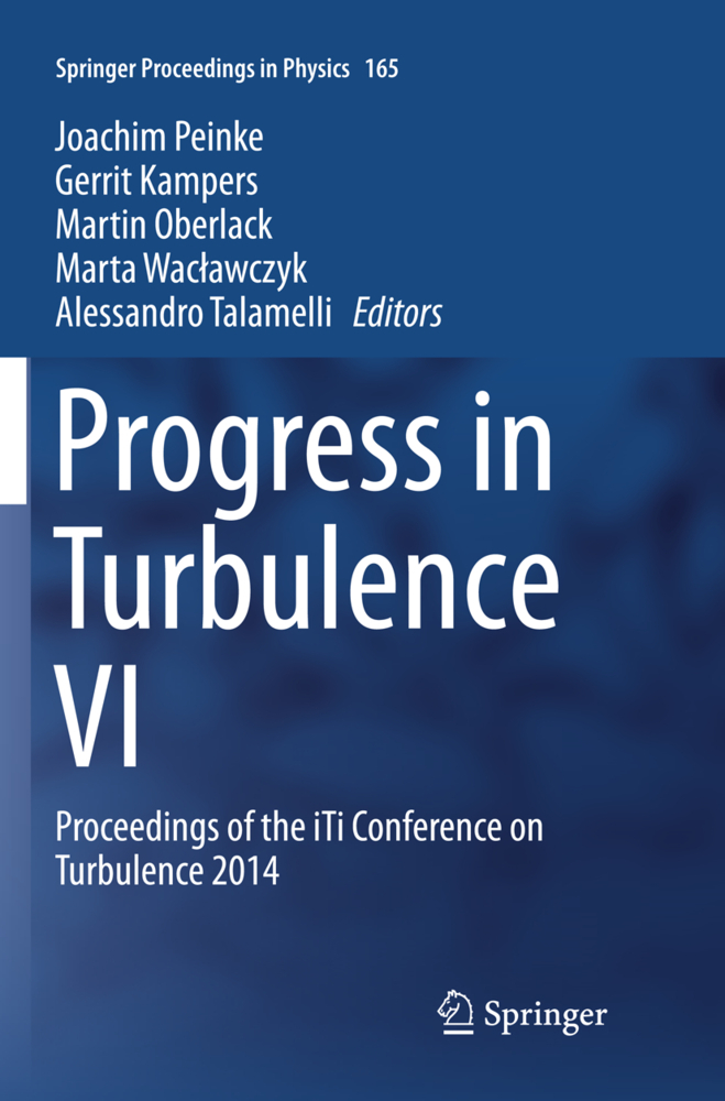 Produktbild: Progress in Turbulence VI