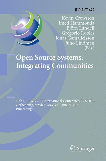 Produktbild: Open Source Systems: Integrating Communities