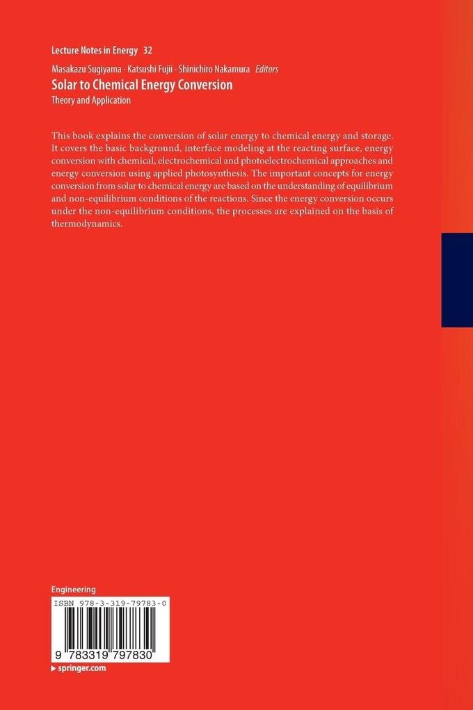Weitere Ansicht: Solar to Chemical Energy Conversion