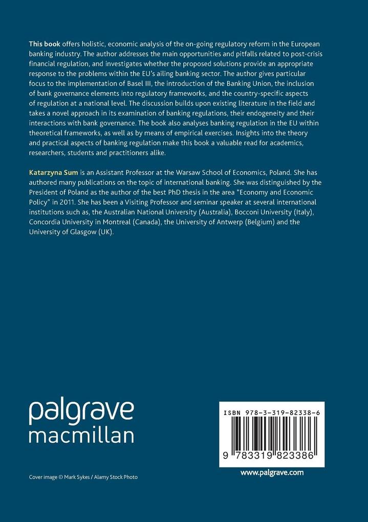 Weitere Ansicht: Post-Crisis Banking Regulation in the European Union | Katarzyna Sum