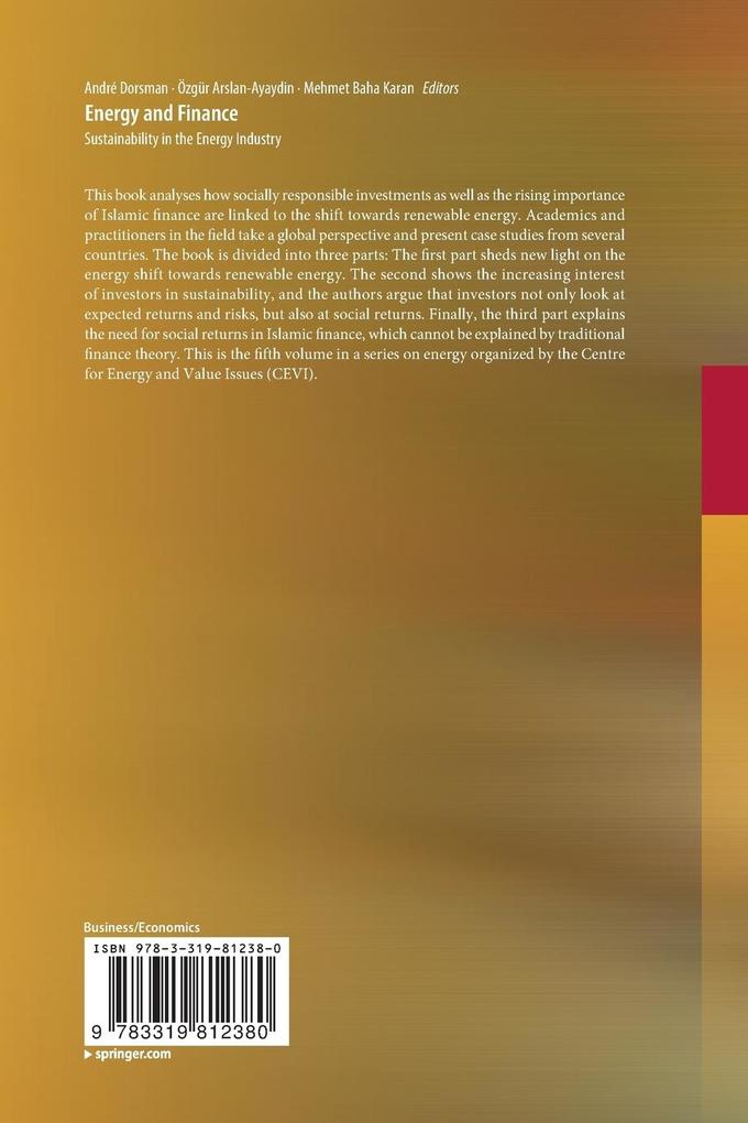 Weitere Ansicht: Energy and Finance