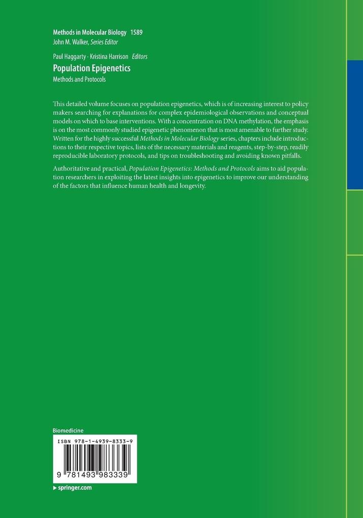 Weitere Ansicht: Population Epigenetics