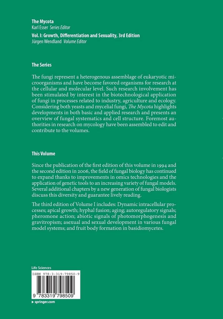 Weitere Ansicht: Growth, Differentiation and Sexuality