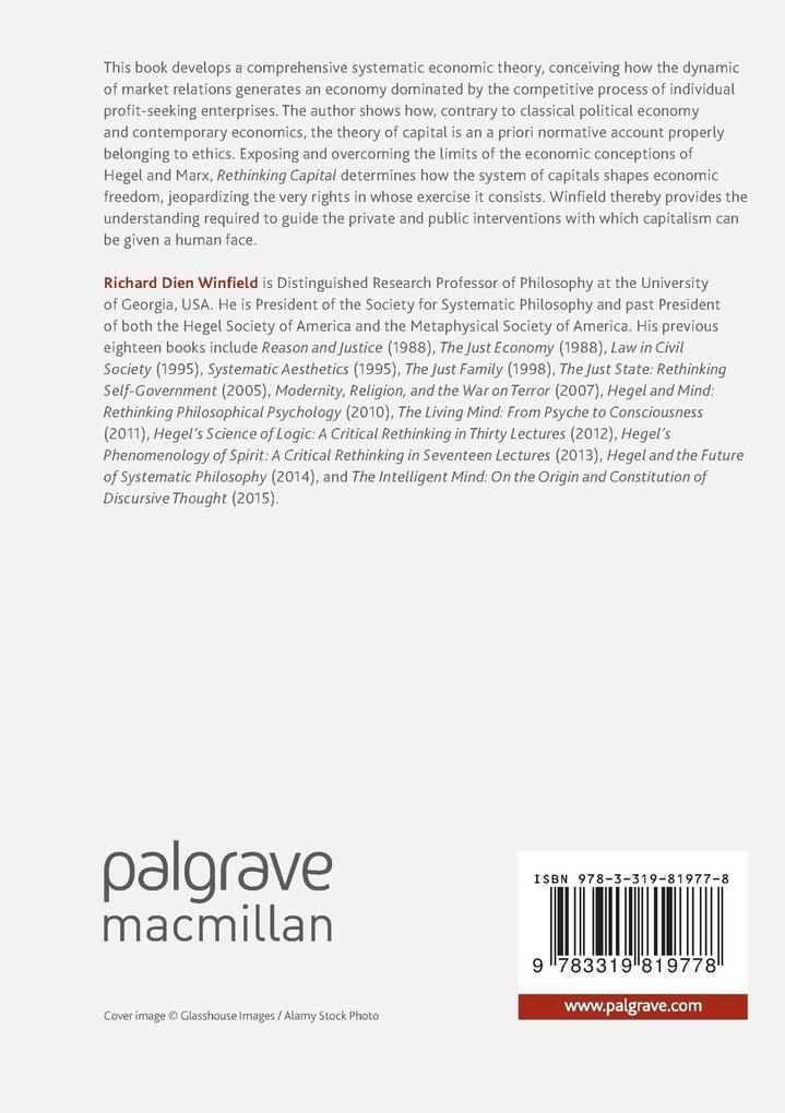 Weitere Ansicht: Rethinking Capital | Richard Dien Winfield