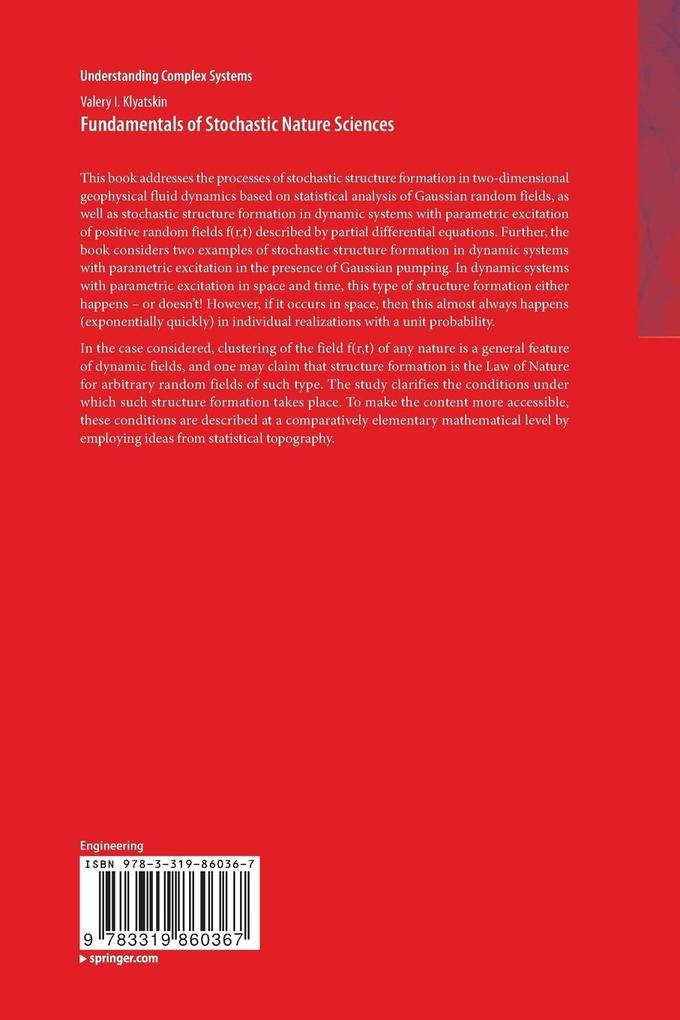 Weitere Ansicht: Fundamentals of Stochastic Nature Sciences | Valery I. Klyatskin