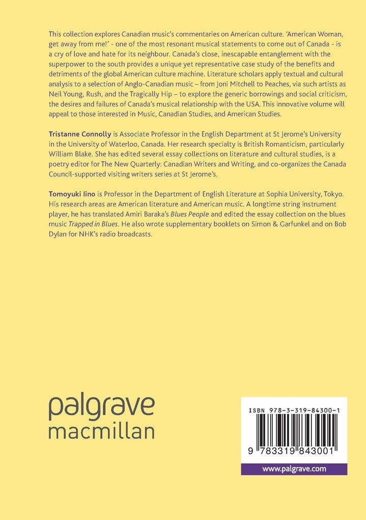 Weitere Ansicht: Canadian Music and American Culture