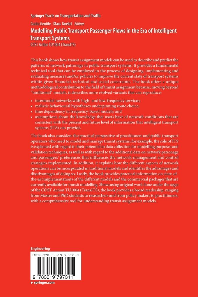 Weitere Ansicht: Modelling Public Transport Passenger Flows in the Era of Intelligent Transport Systems