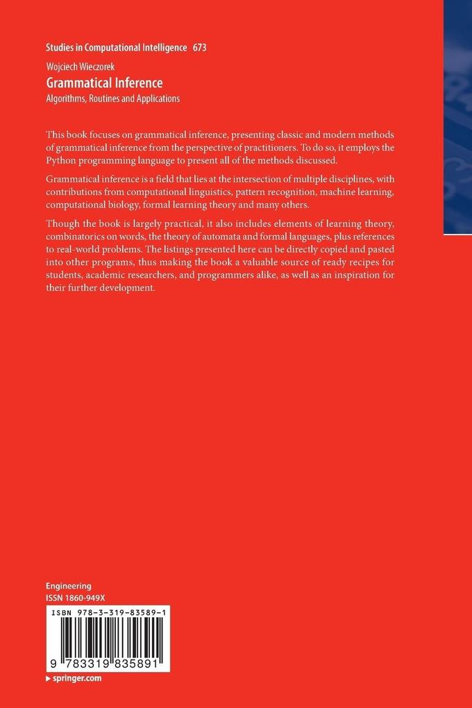 Weitere Ansicht: Grammatical Inference | Wojciech Wieczorek