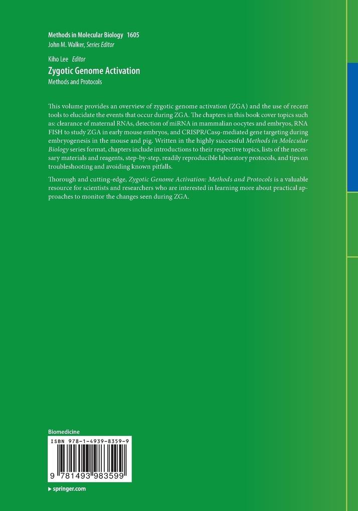 Weitere Ansicht: Zygotic Genome Activation