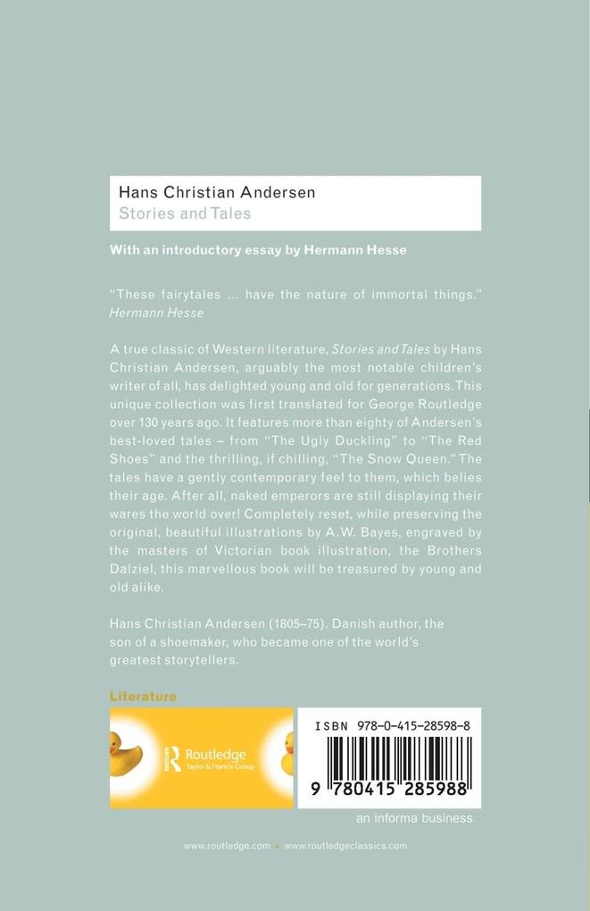 Weitere Ansicht: Stories and Tales | Hans Christian Andersen