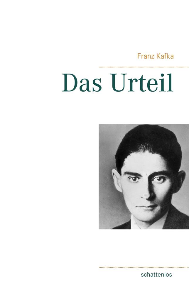 Das Urteil Buch Kartoniert Franz Kafka