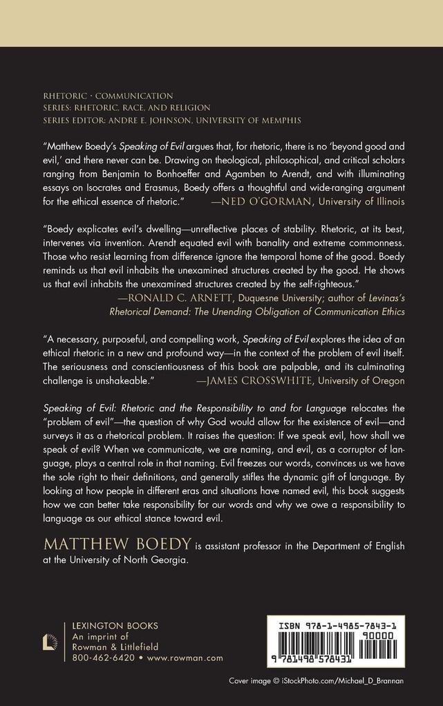 Weitere Ansicht: Speaking of Evil | Matthew Boedy