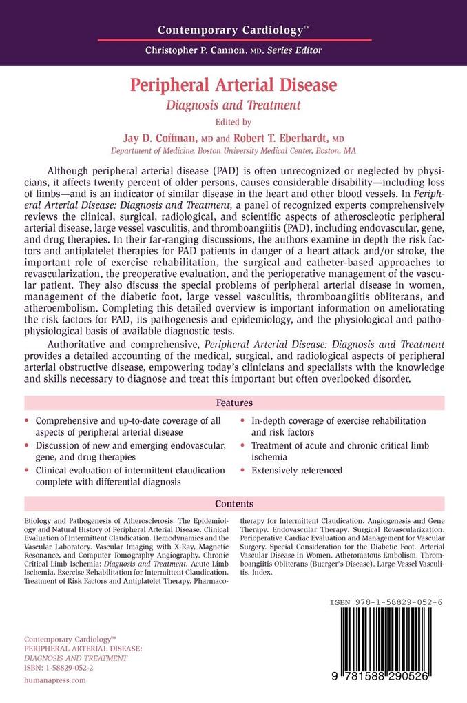 Weitere Ansicht: Peripheral Arterial Disease