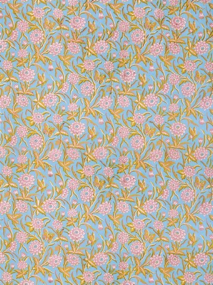 Weitere Ansicht: Gefährlich schön Geschenkpapier, Motiv Rosa Blüten