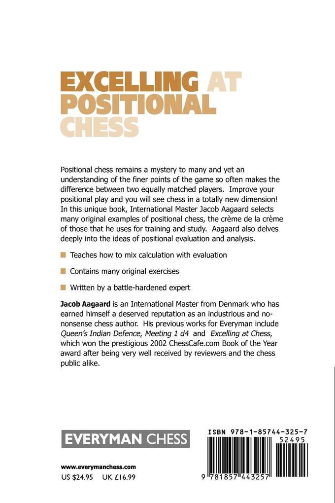 Weitere Ansicht: Excelling at Positional Chess | Jacob Aagaard
