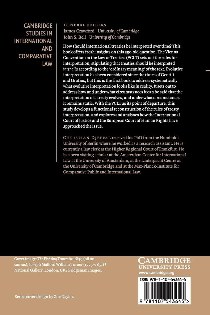Weitere Ansicht: Static and Evolutive Treaty Interpretation | Christian Djeffal
