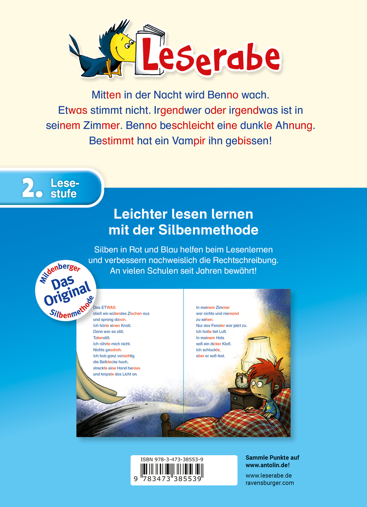 Weitere Ansicht: Hilfe, ich bin ein Vampir - Leserabe 2. Klasse - Erstlesebuch ab 7 Jahren | Susan Niessen