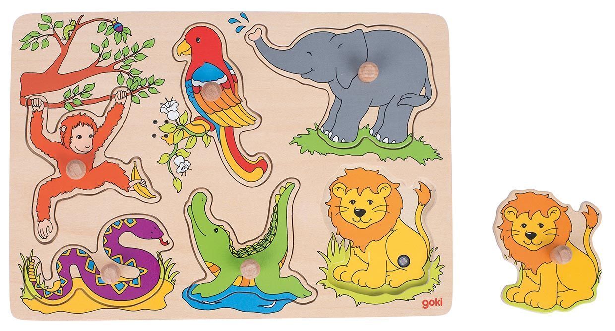 Produktbild: Soundpuzzle Zootiere, mit Tierstimmen | goki