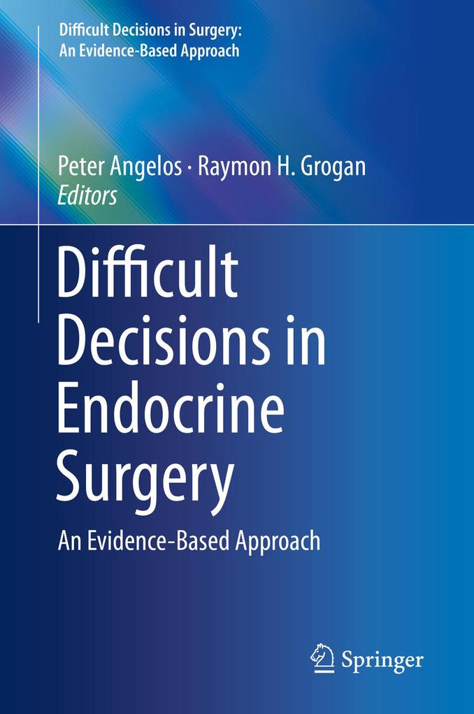Produktbild: Difficult Decisions in Endocrine Surgery