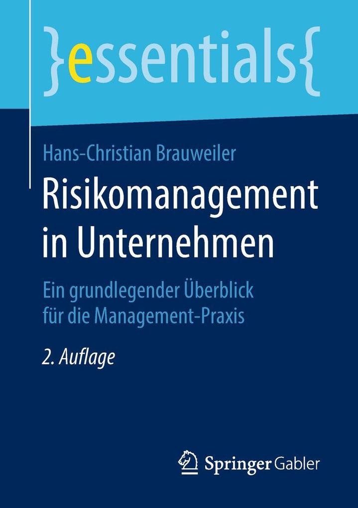 Produktbild: Risikomanagement in Unternehmen | Hans-Christian Brauweiler