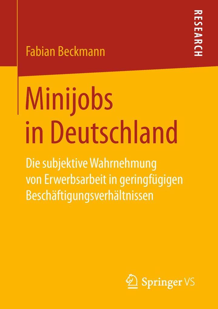 Produktbild: Minijobs in Deutschland | Fabian Beckmann