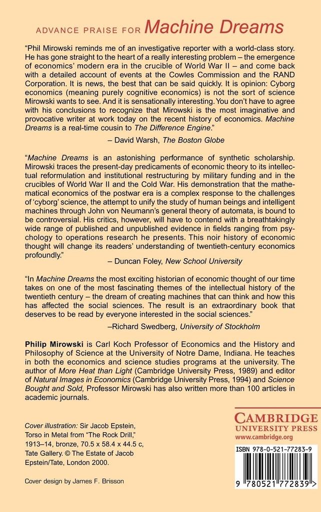 Weitere Ansicht: Machine Dreams | Philip Mirowski