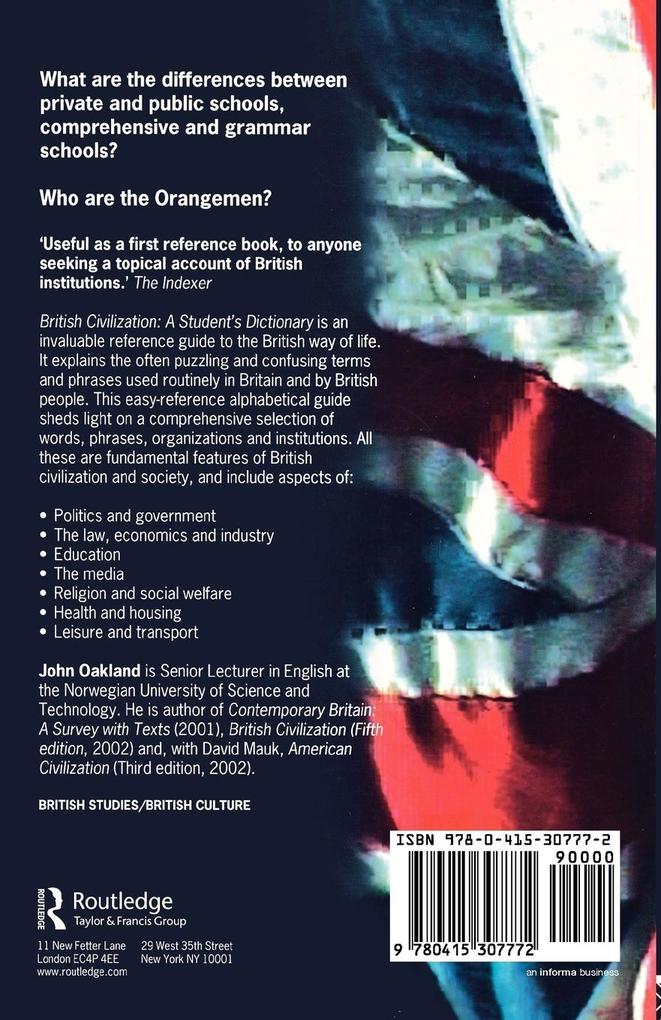 Weitere Ansicht: British Civilization | John Oakland