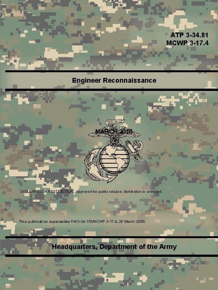 Produktbild: Engineer Reconnaissance (ATP 3-34.81), (MCWP 3-17.4) | Department Of The Army