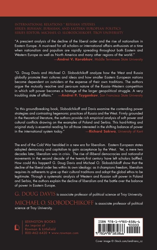 Weitere Ansicht: Cultural Imperialism and the Decline of the Liberal Order | G. Doug Davis, Michael O. Slobodchikoff