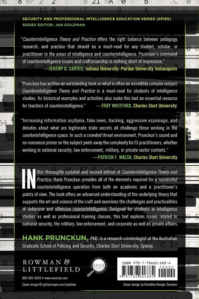 Weitere Ansicht: Counterintelligence Theory and Practice | Hank Prunckun