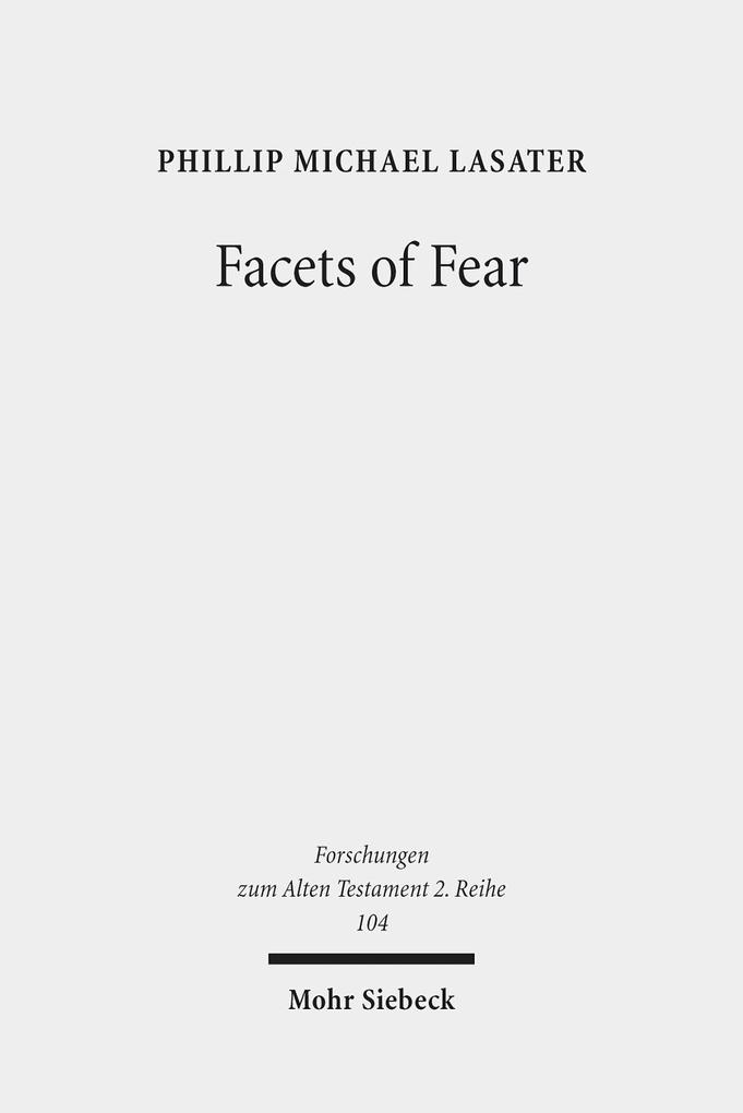 Produktbild: Facets of Fear | Phillip Michael Lasater