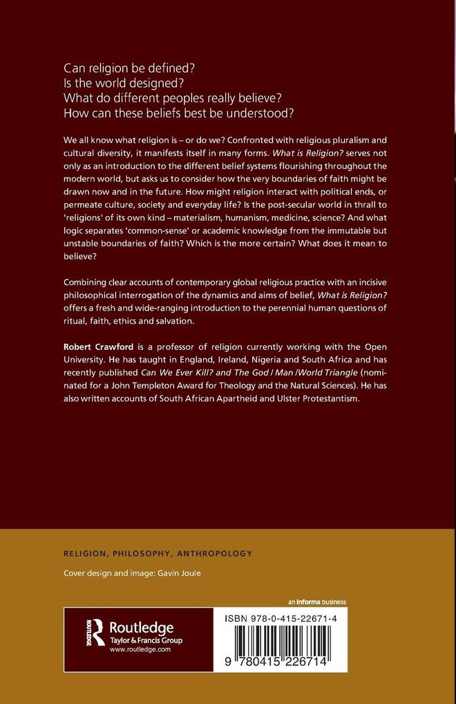 Weitere Ansicht: What is Religion? | Robert Crawford