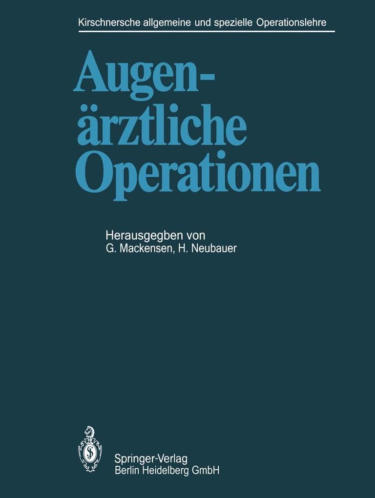 Produktbild: Augenärztliche Operationen