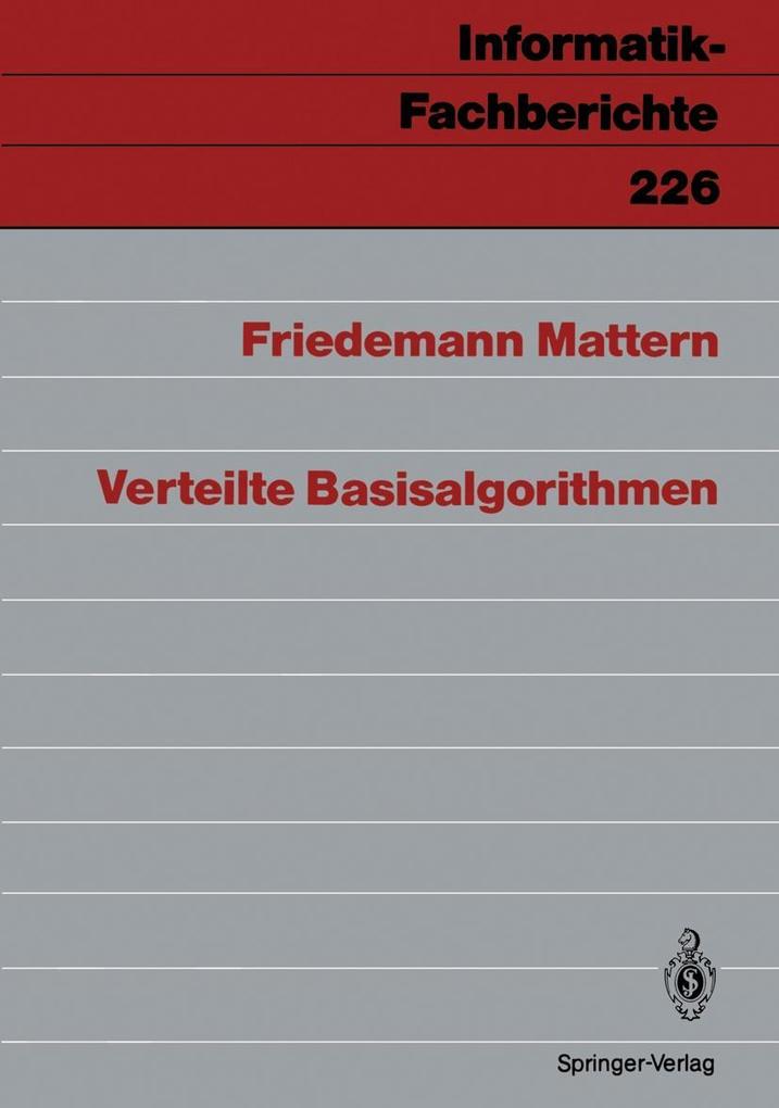 Produktbild: Verteilte Basisalgorithmen | Friedemann Mattern