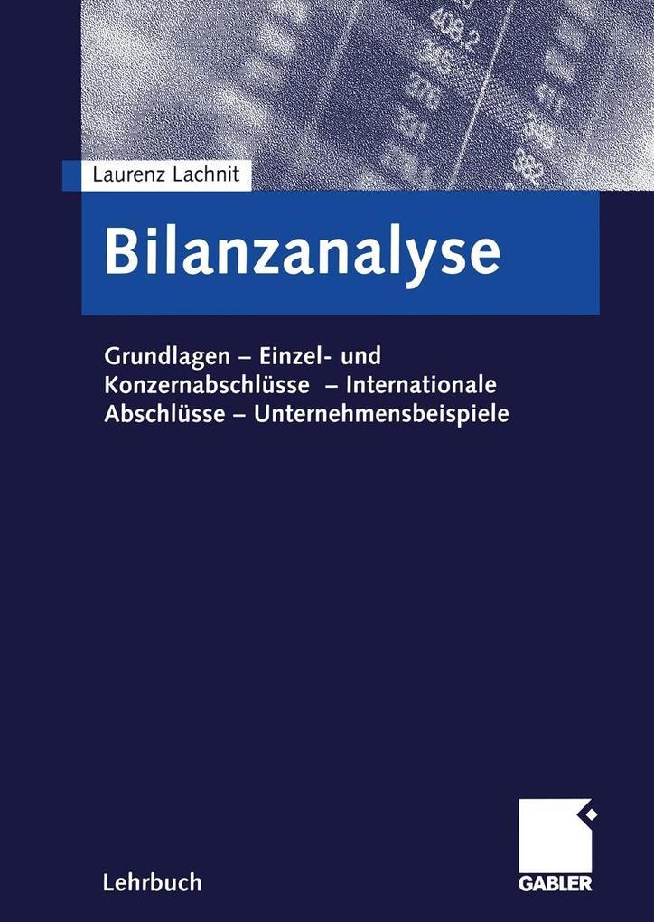 Produktbild: Bilanzanalyse | Laurenz Lachnit