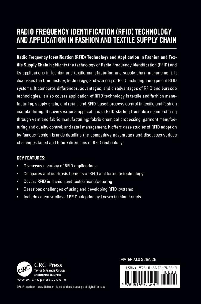 Weitere Ansicht: Radio Frequency Identification (RFID) Technology and Application in Fashion and Textile Supply Chain | Rajkishore Nayak