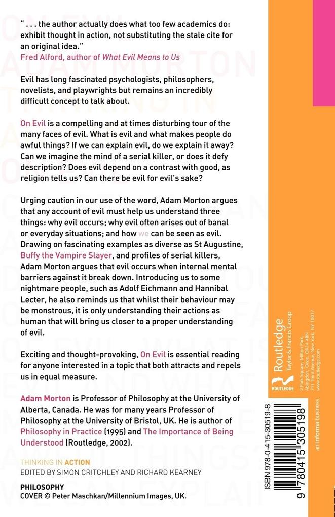 Weitere Ansicht: On Evil | Adam Morton