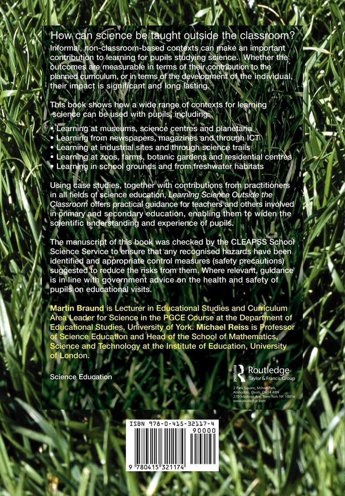 Weitere Ansicht: Learning Science Outside the Classroom