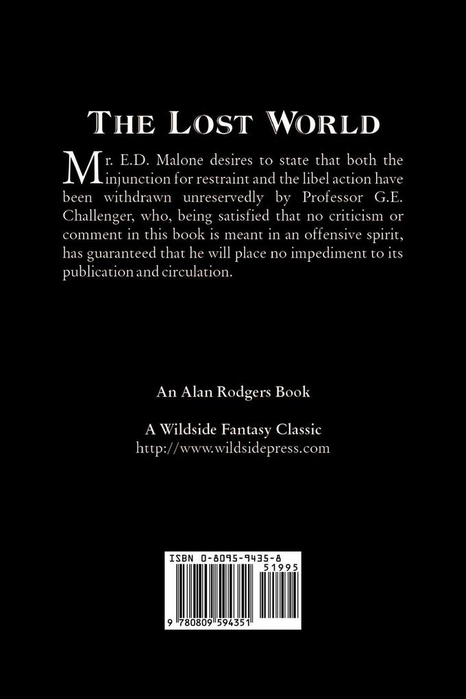 Weitere Ansicht: The Lost World by Arthur Conan Doyle, Science Fiction, Classics, Adventure | Arthur Conan Doyle