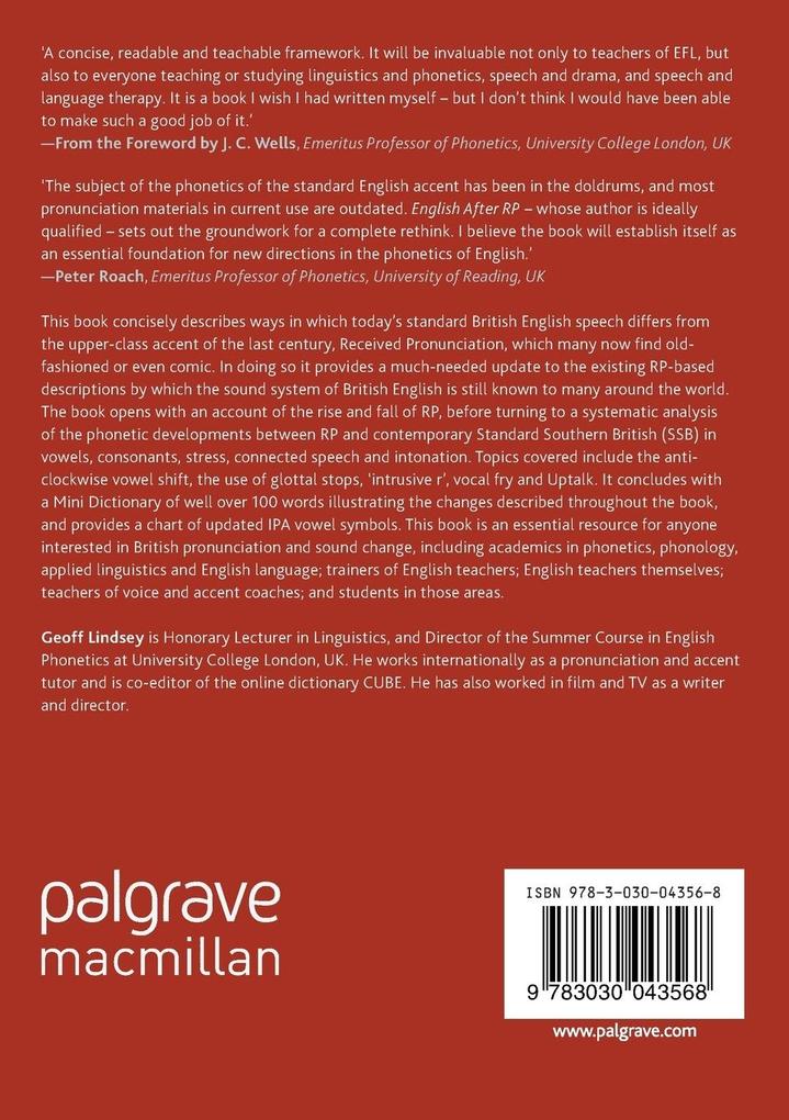 Weitere Ansicht: English After RP | Geoff Lindsey