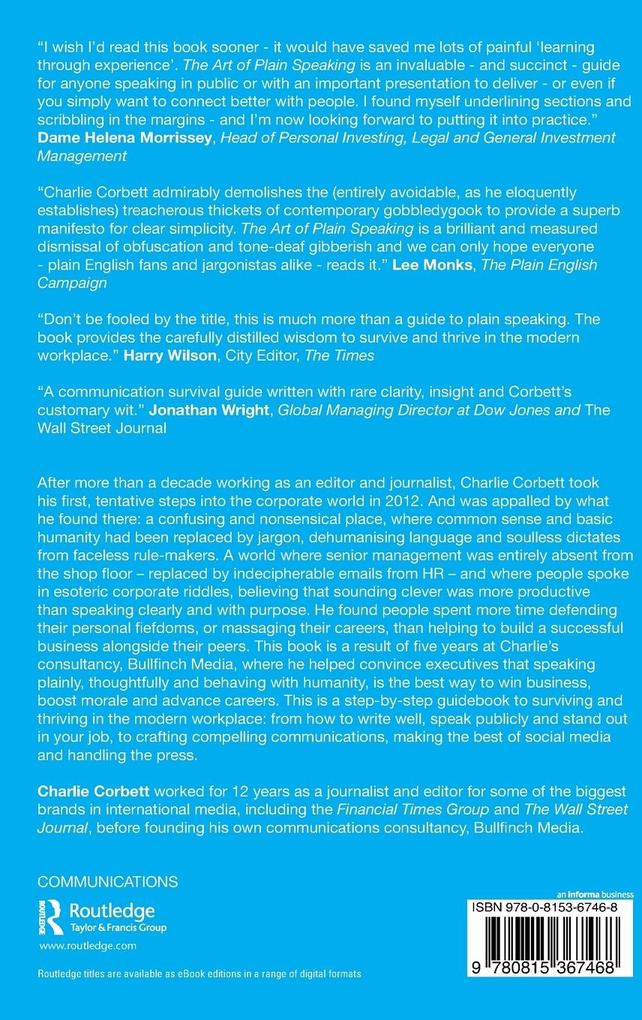 Weitere Ansicht: The Art of Plain Speaking | Charlie Corbett