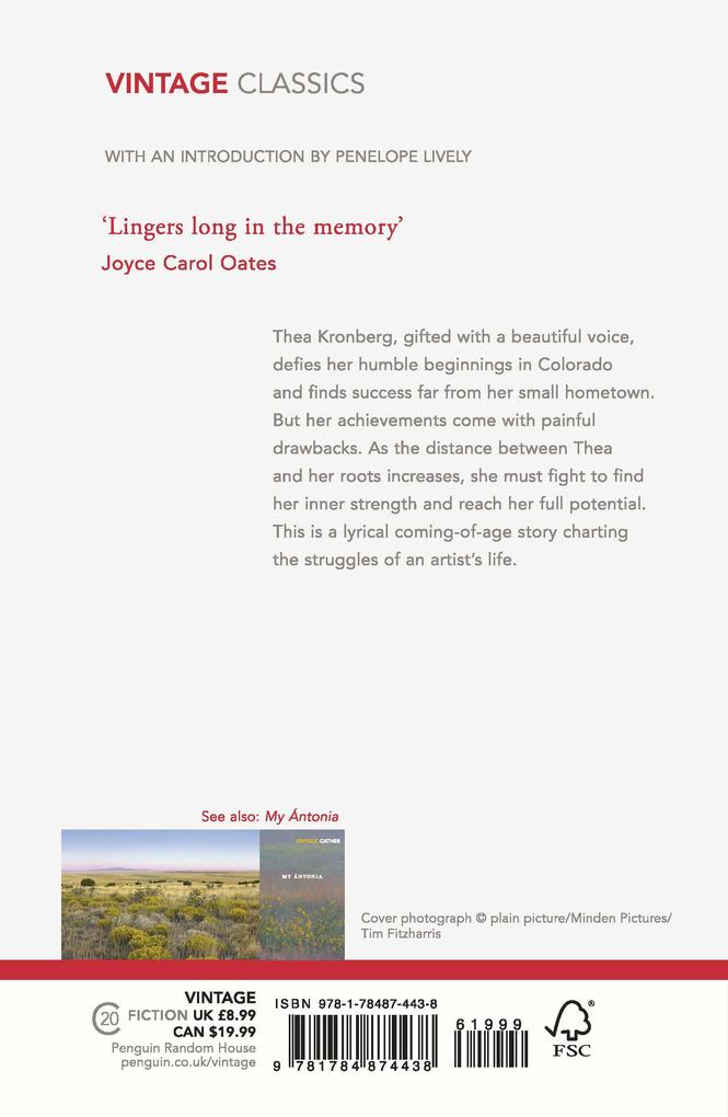 Weitere Ansicht: The Song of the Lark | Willa Cather